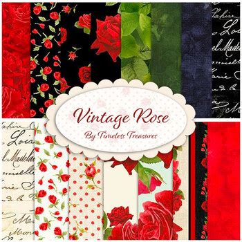 Vintage Rose Fabric from Timeless Treasures 